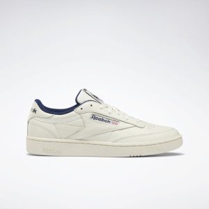 Reebok Club C 85 Turnschuhe Herren - Weiß/Navy - DE 095-VNP